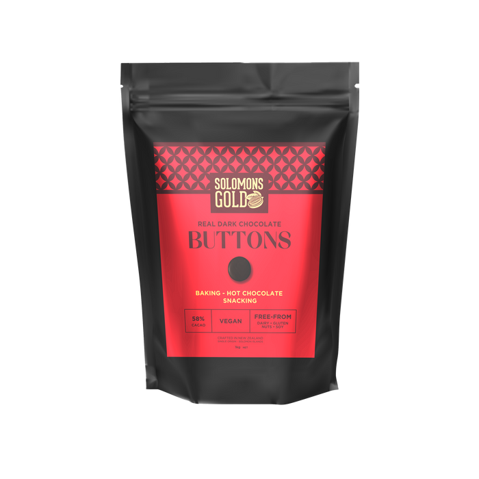 Dark Chocolate Buttons 58%, 1kg