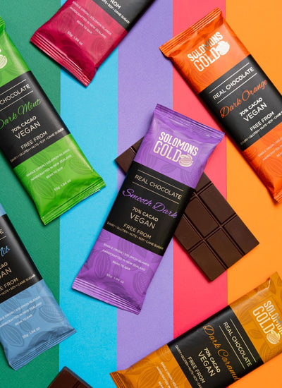 Classic Dark Chocolate Bar Collection Box - 55g x 12